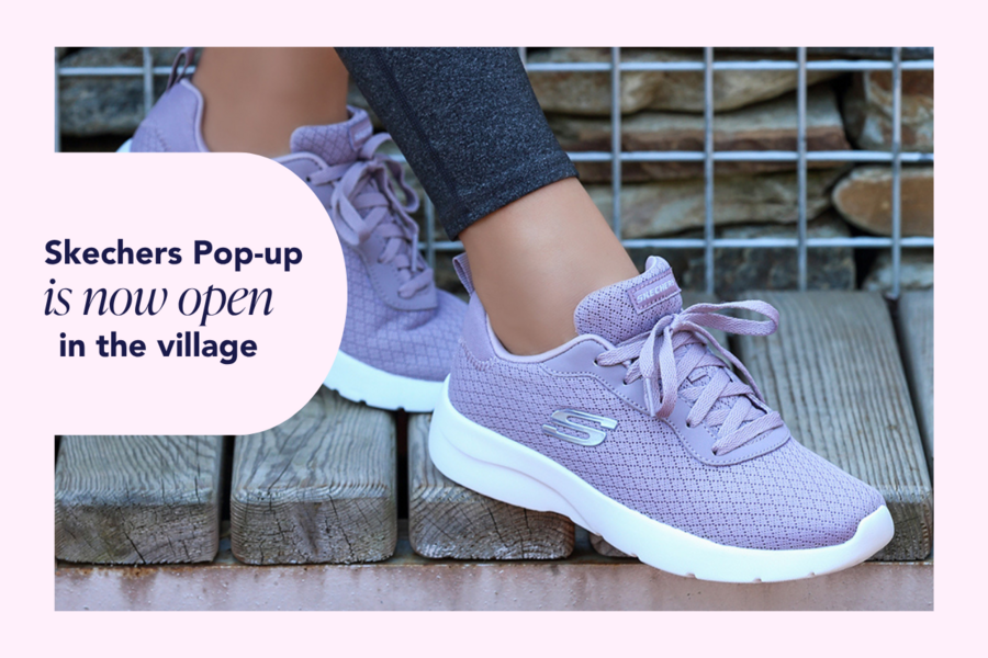 Lilac Skechers sneakers