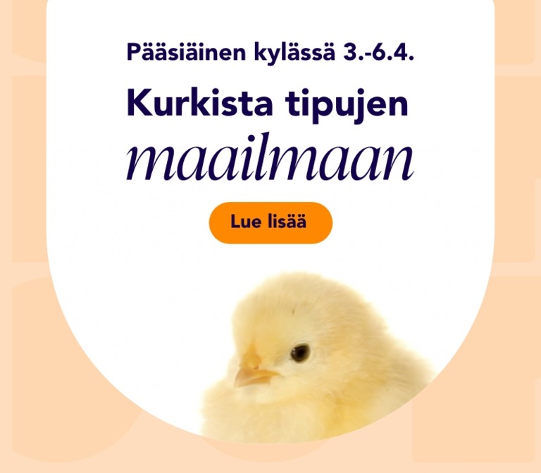 Suloinen pääsiäistipu ja muna keltaisella taustalla