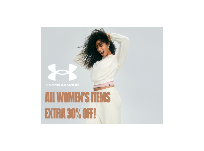 30% EXTRA OFF ALL WOMEN'S ITEMS - Under Armour
