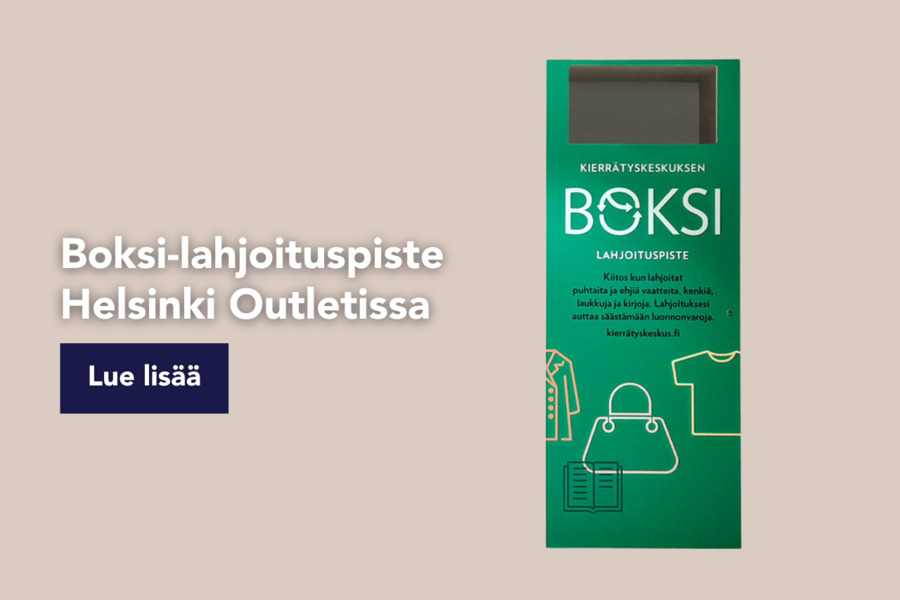 Boksi-lahjoituspiste