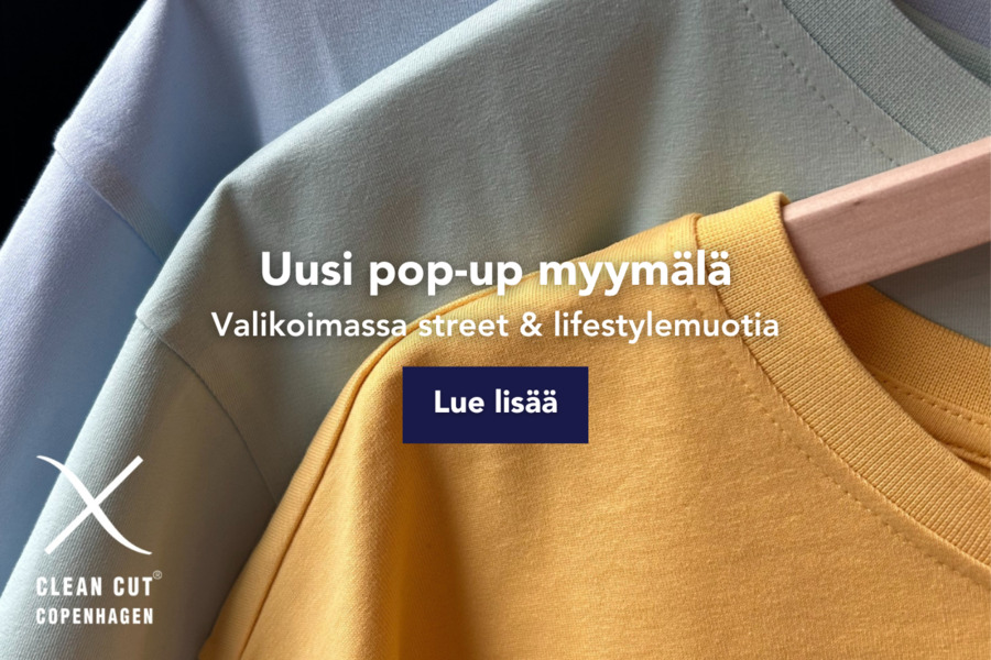 Uusi street- ja katumuodin pop-up myymälä on avattu ostoskylään