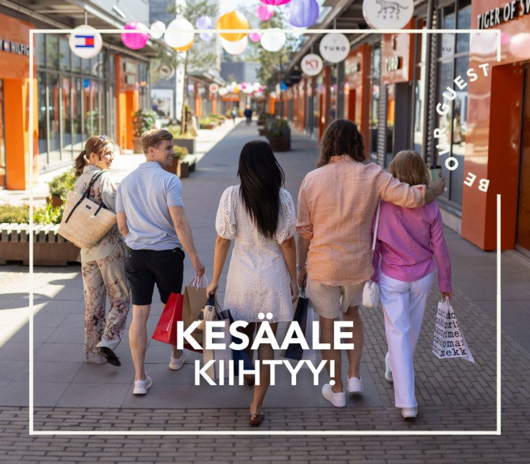 Kesäale on alkanut ostoskylässä ja verkossa