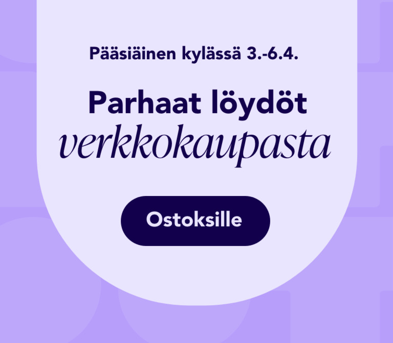 Pääsiäinen kylässä 3.-6.4. Parhaat löydöt verkkokaupasta