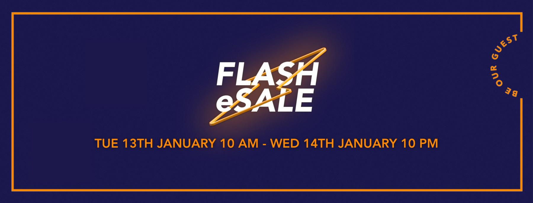 Flash Sale is here again Tuesday 13.1. at 10:00 until Wednesday 14.1. at 22:00
