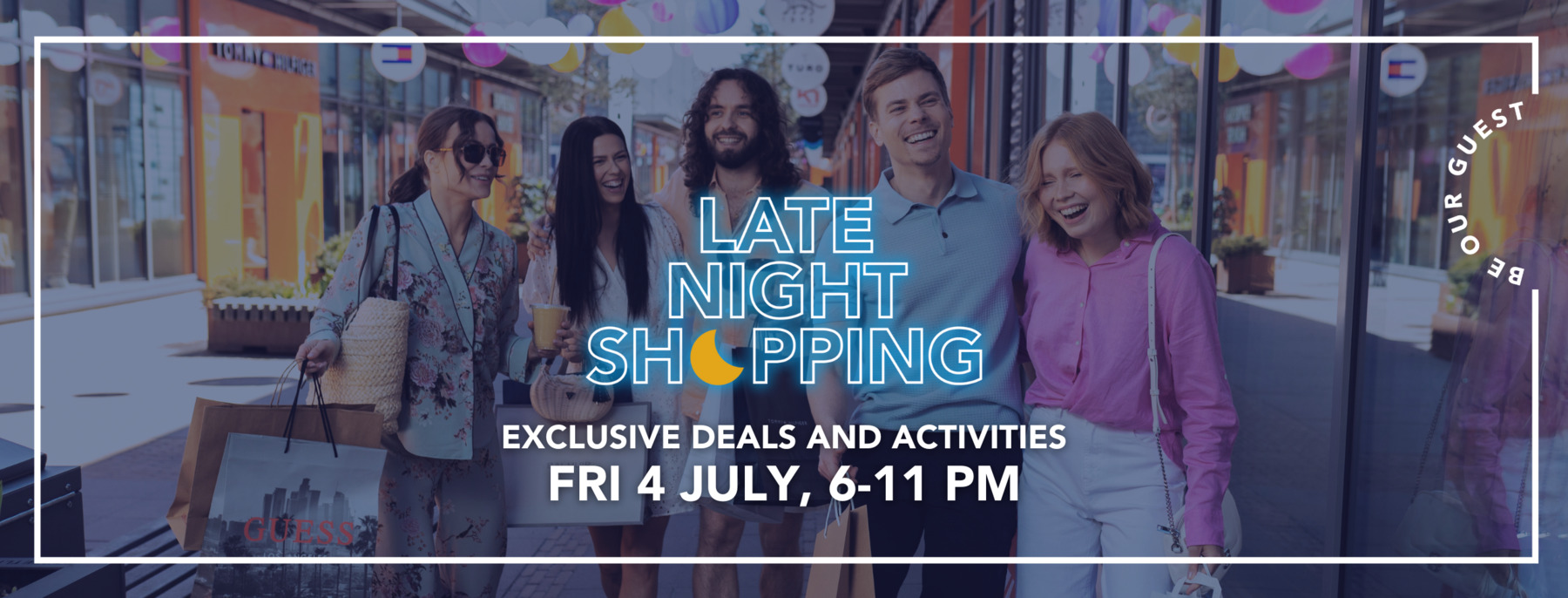 Exclusive deals and activities on Friday 4.7. at 18-23