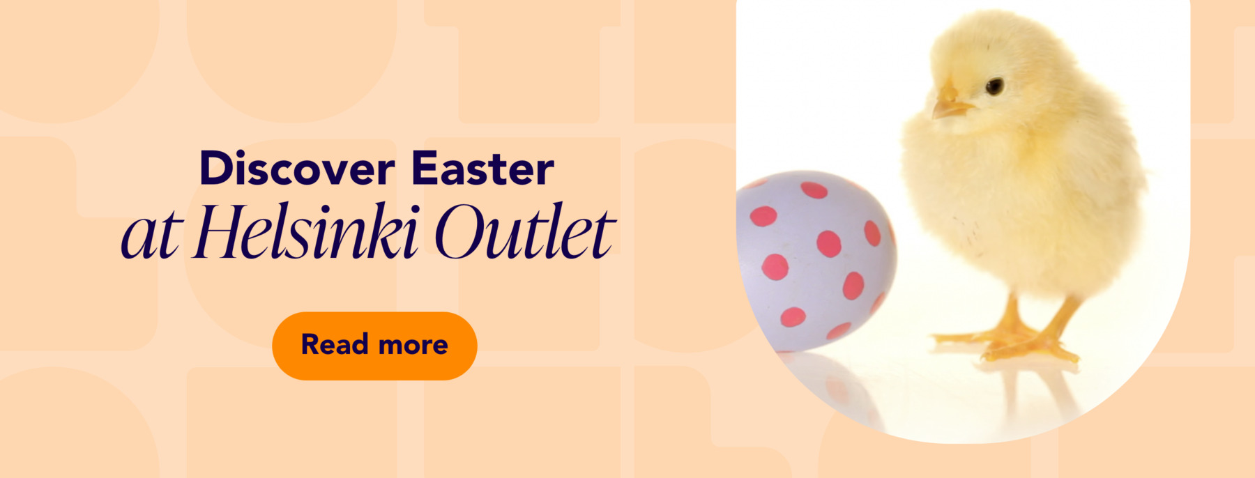 Easter chick and egg on a yellow background