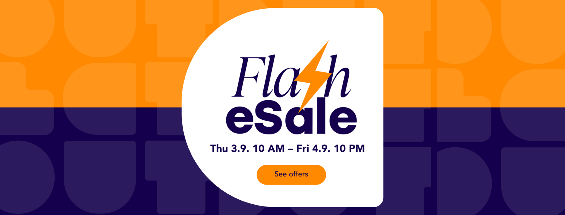 Flash Sale, 3–4 September. See offers.