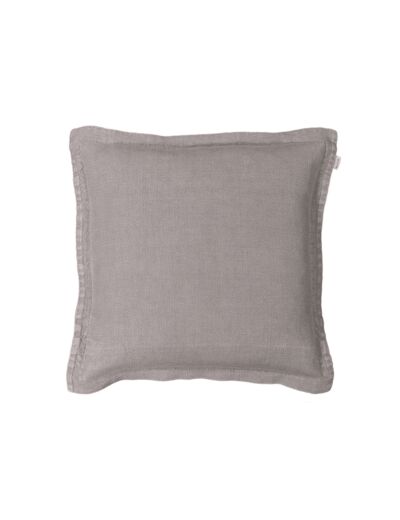 BALMUIR, Arona-tyynynpäällinen koristereunuksella, 45x45cm, frosty grey