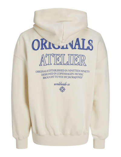 Hoodie with backprint