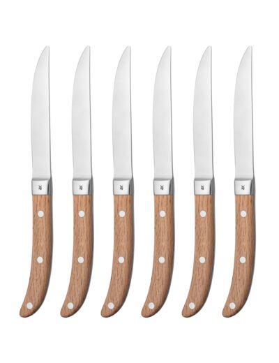 Ranch steak knives 6 pcs., oak