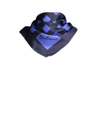 BALMUIR, Valda-silkkihuivi, 70 x70cm, sininen